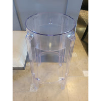 PAIR of Ghost Counter Stools Inspired by Kartell