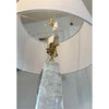 Odessa Rock Crystal Table Lamp w/ White Lamp Shade by Regina Andrew