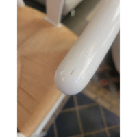 SET of 6 White Beech & Natural Cord Wishbone Chairs by Carl Hansen