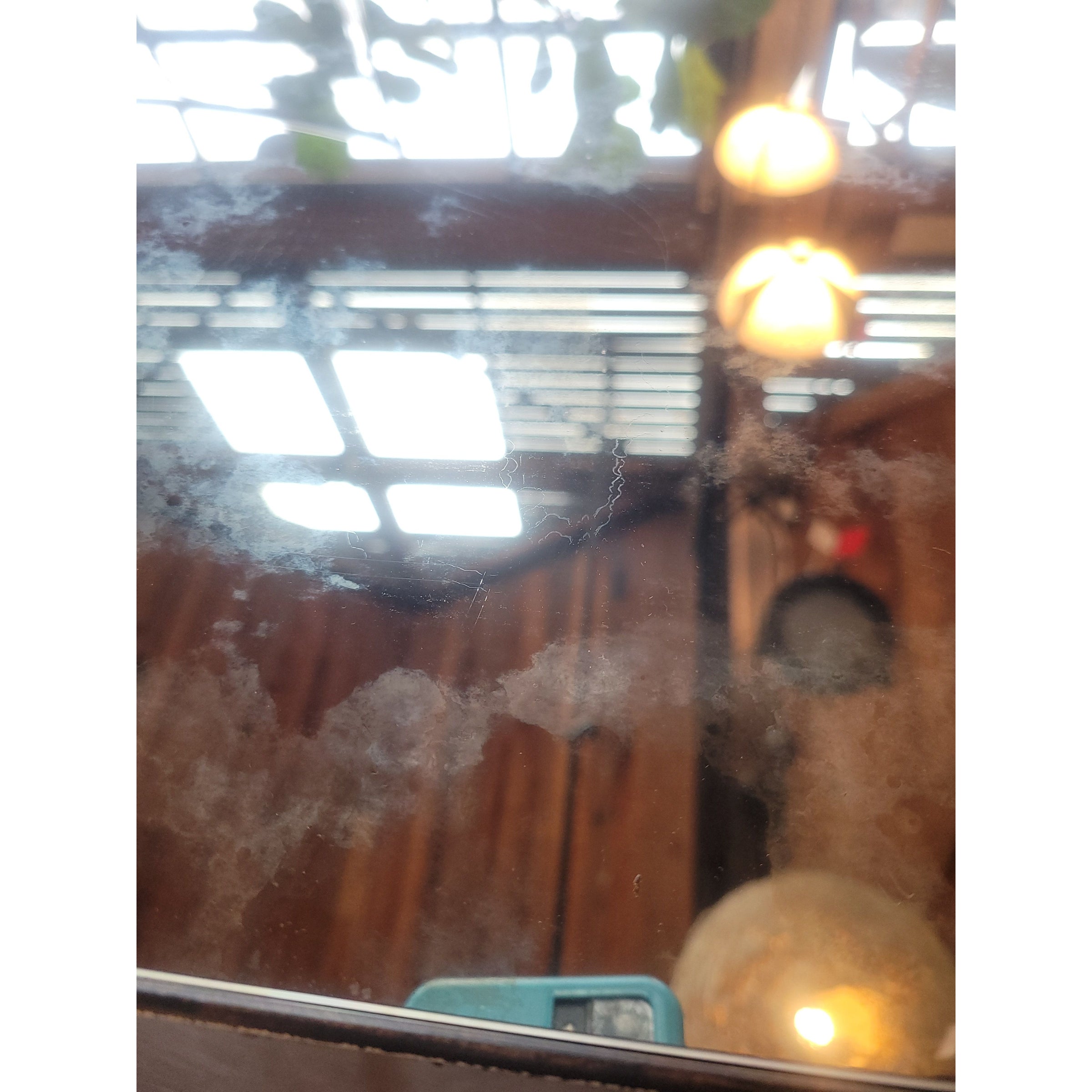 PAIR of Black Metal Nesting Tables w/ Mirror Glass Tops (AS IS)