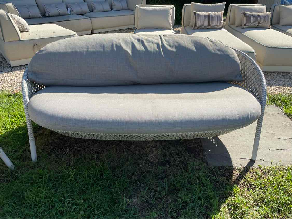 All Weather Wicker Ahnda Sofa by Dedon (AS IS)