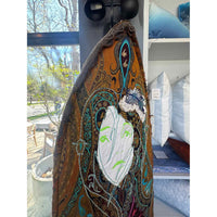 Surfboard Art by Fashion Designer Tracy Feith for 2005 Surfrider Fundraiser
