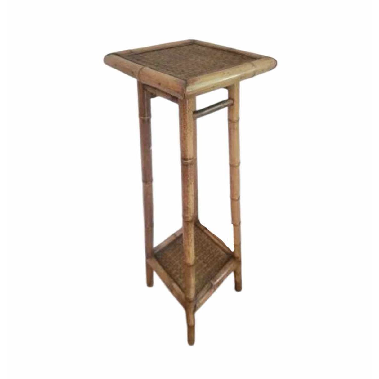 Woven Reed Display Pedestal