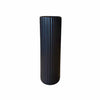 Haeger Fluted Gray Vase