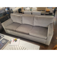 Queen-Sized Beige Mohair Sleeper Sofa by Avery Boardman (AS IS) - colletteconsignment.com