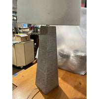 Gray Hair on Hide Table Lamp Attrib. to Made Goods