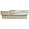 Arcadia Rectangular Wood Clay Coffee Table by Bernhardt