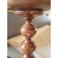 SET of 3 Brown Pillar Candle Holders
