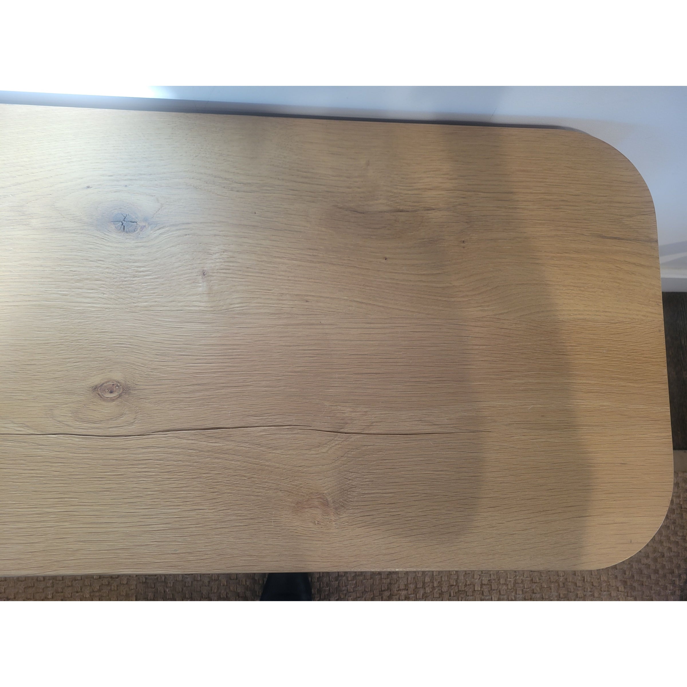 Oslo Glass 4-door Media Console in Aged Natural Oak