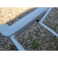 PAIR of Flight Sling Adjustable Aluminum Chaise Lounges by Brown Jordan (AS IS)