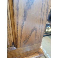 Early 20th C Edwardian Oak Roll Top Desk
