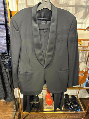 Men's Ralph Lauren Black Label Mens Size 44 Black Suit/ Tuxedo