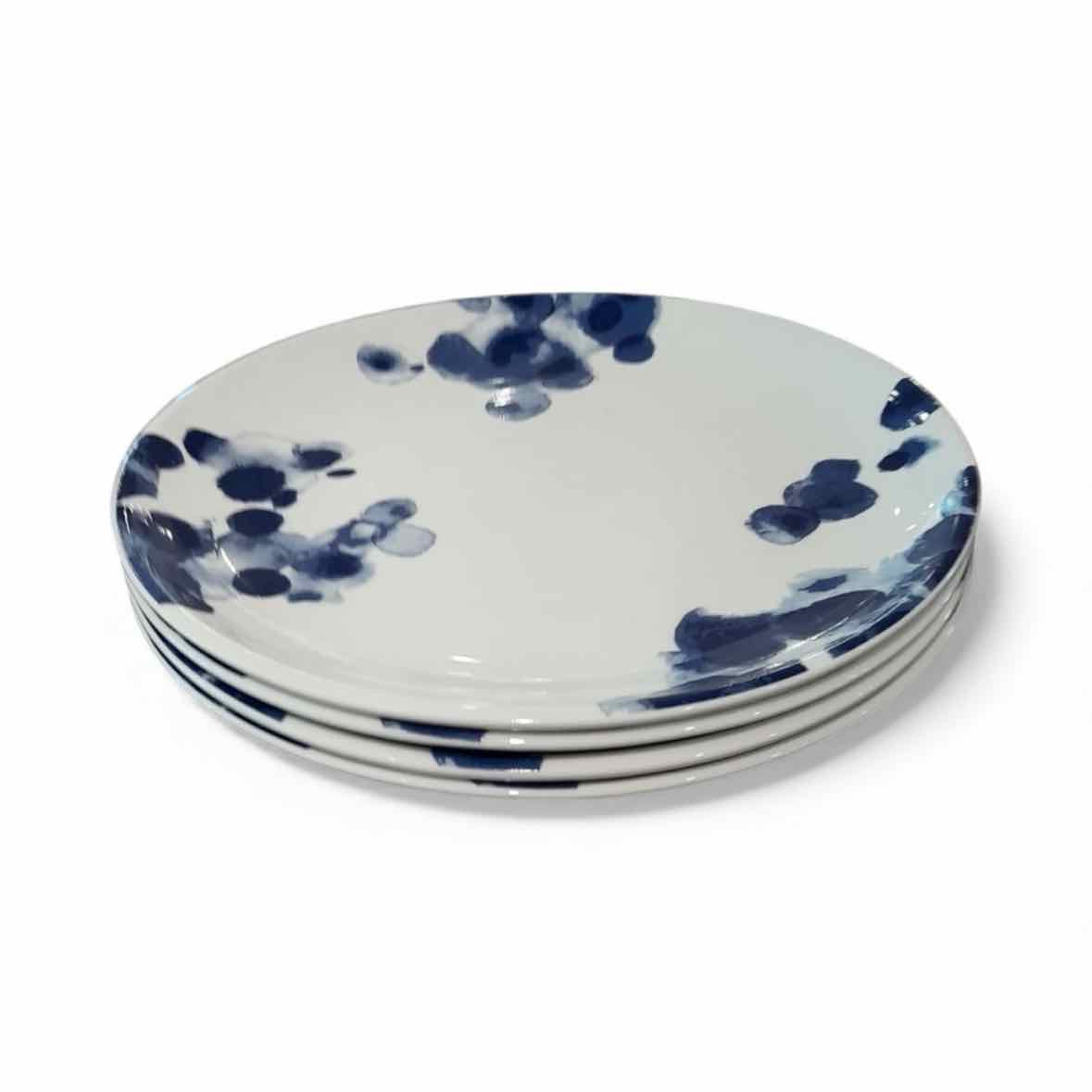 Set of Four Bernardaud 'Ondee' Salad Plates