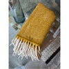 Yellow Wool Throw