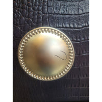 Midnight Navy Faux Croc 3-Drawer Dresser by Hooker