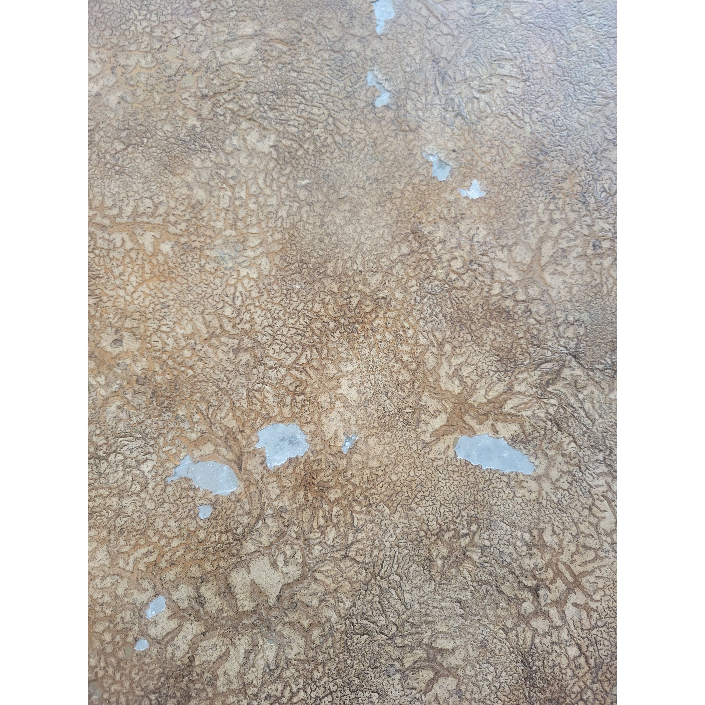 Round Wood Pub Tripod Table w/ Leather Top by Stanley (AS IS) - colletteconsignment.com