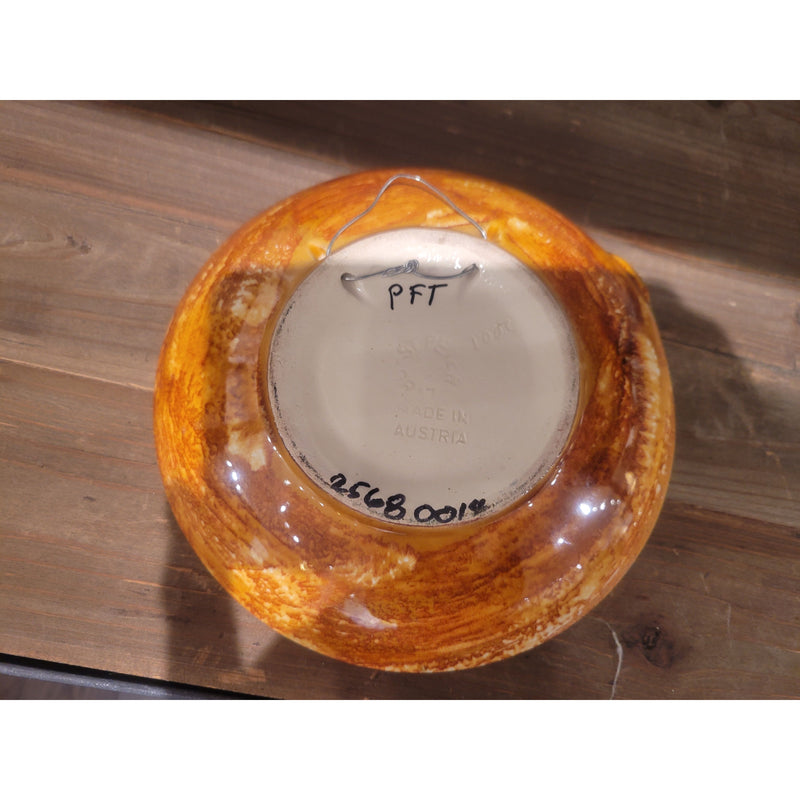 PAIR of Majolica Style Ceramic Fruit Plates by St. Peter Graz Austria