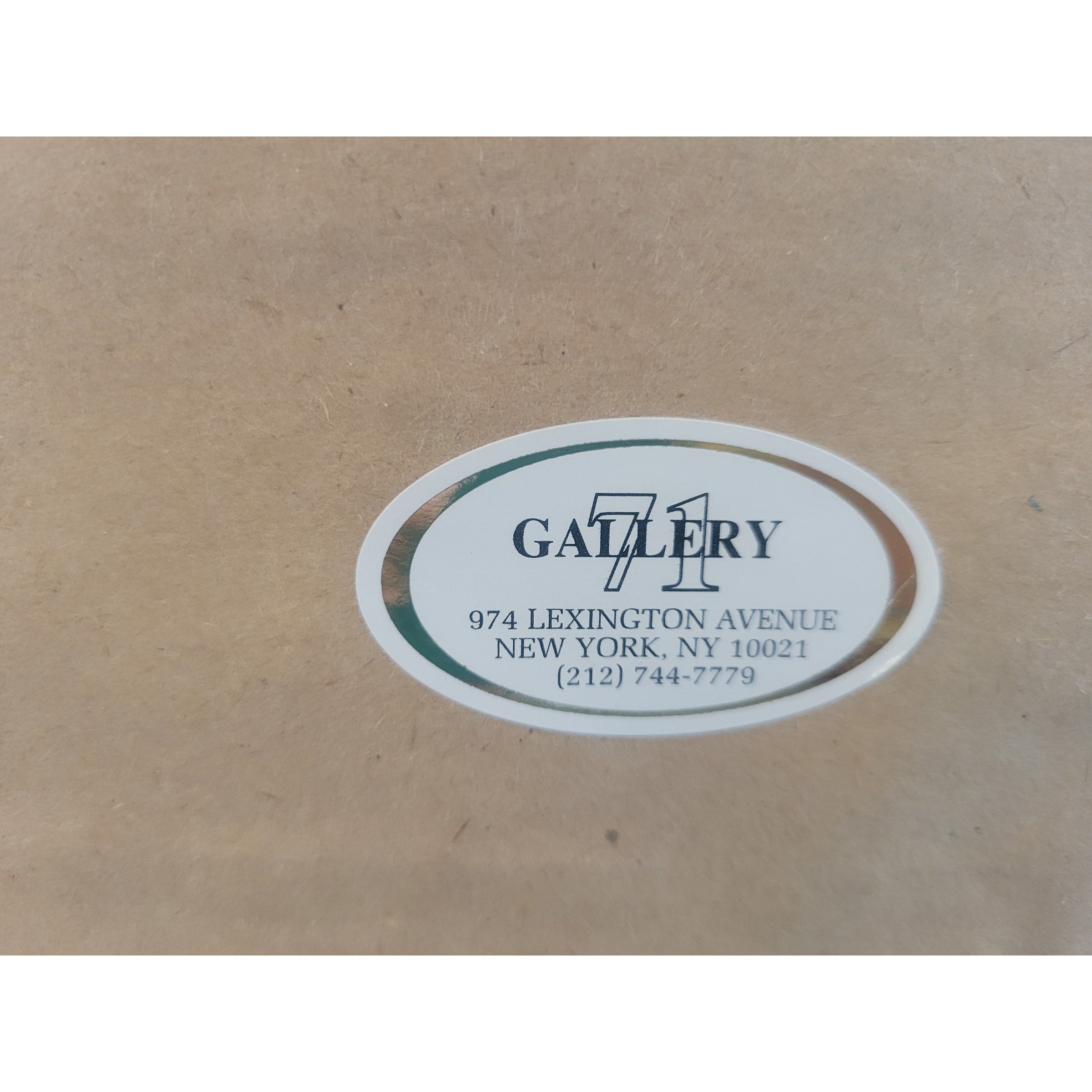 White Party in a Field Painting in Gold Frame