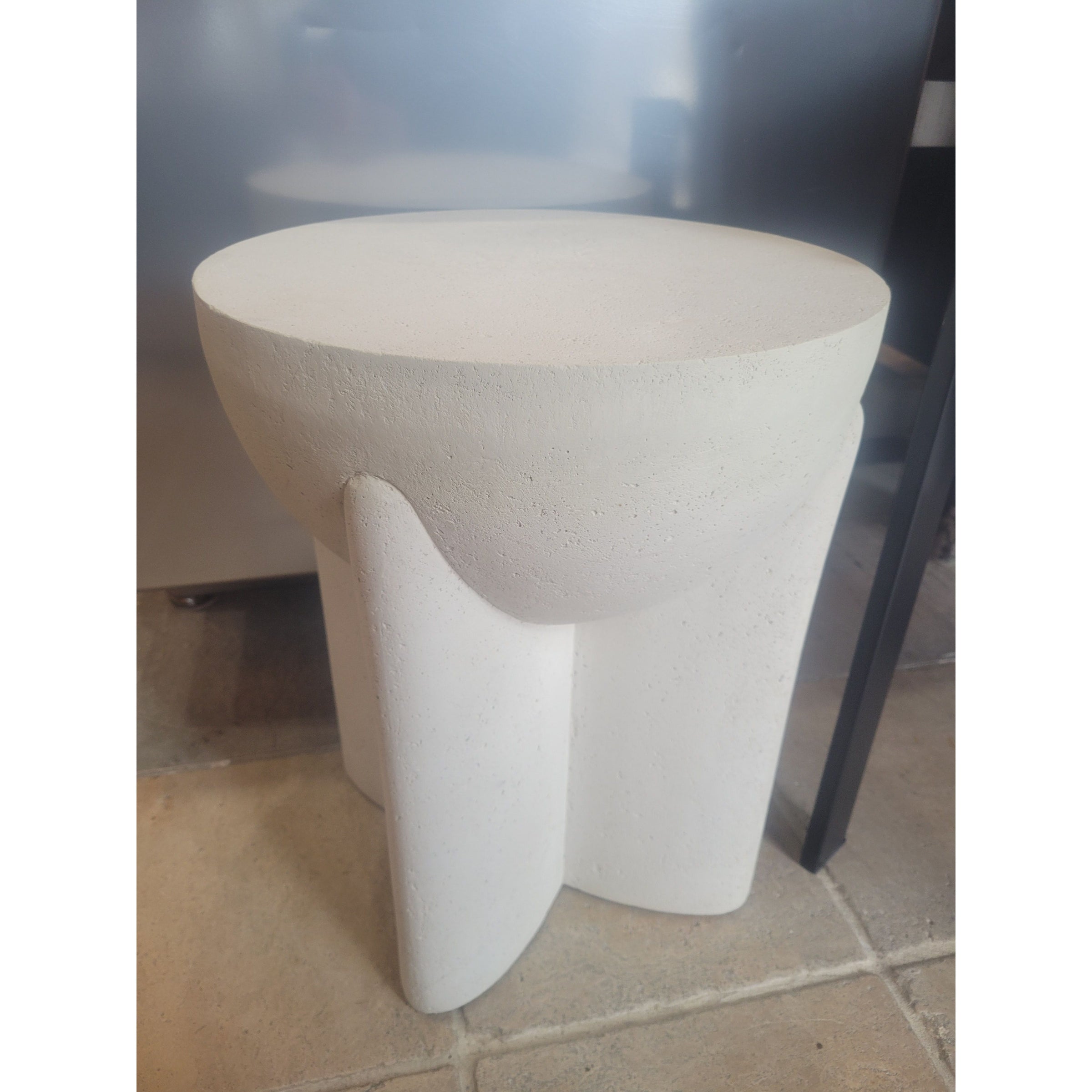 Stone Composite Indoor / Outdoor Side Table