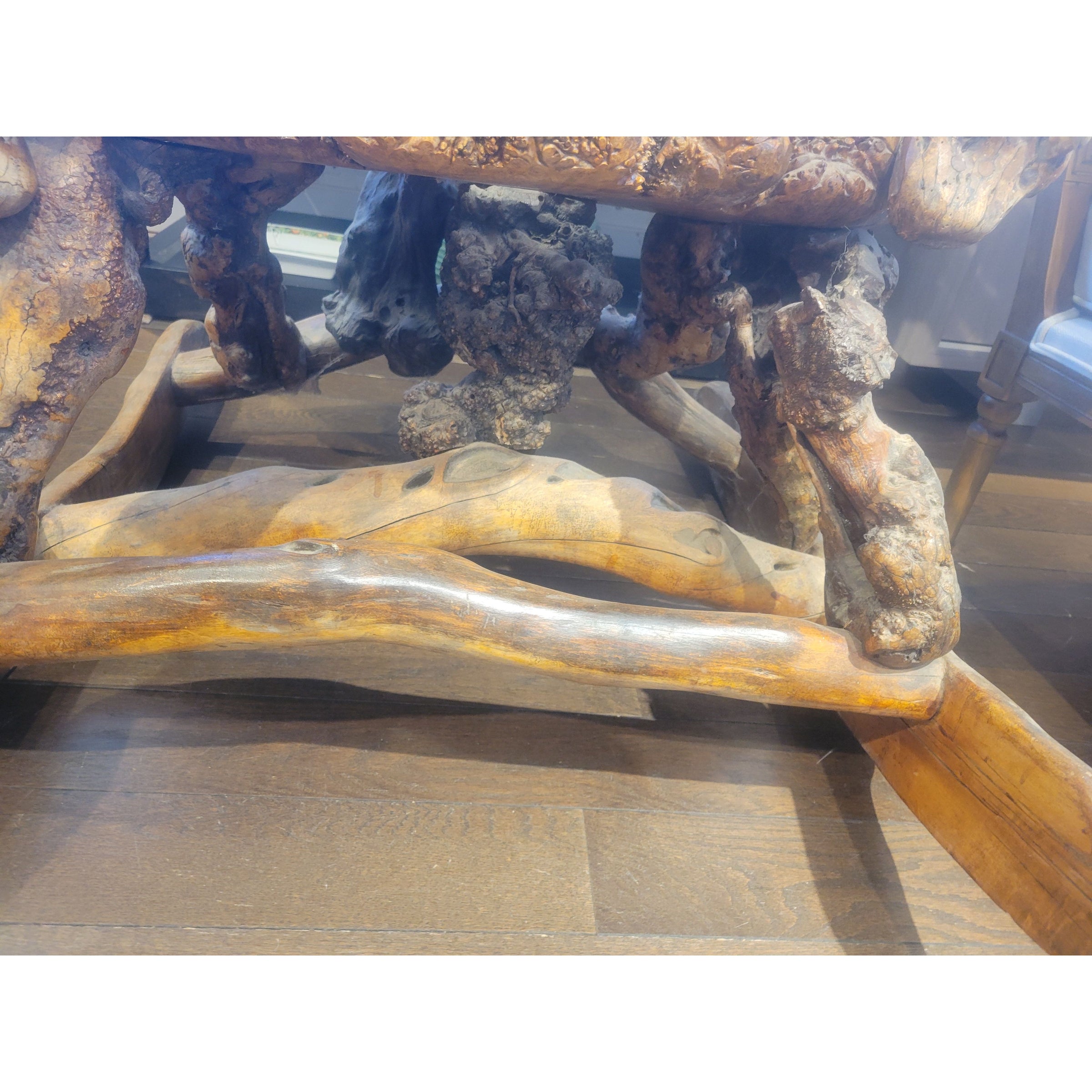 Vintage Rustic Root Rocking Chair