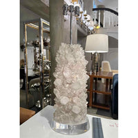 Quartz Crystal Table Lamp w/ Acrylic Base