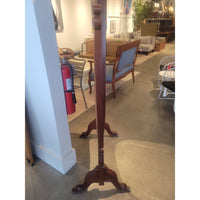 Rococo Style Mahogany Cheval Mirror w/ Beveled Glass - colletteconsignment.com