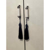 Caracole Classic White Faux Shagreen Cabinet w/ Tassels