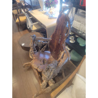 Vintage Rustic Root Rocking Chair