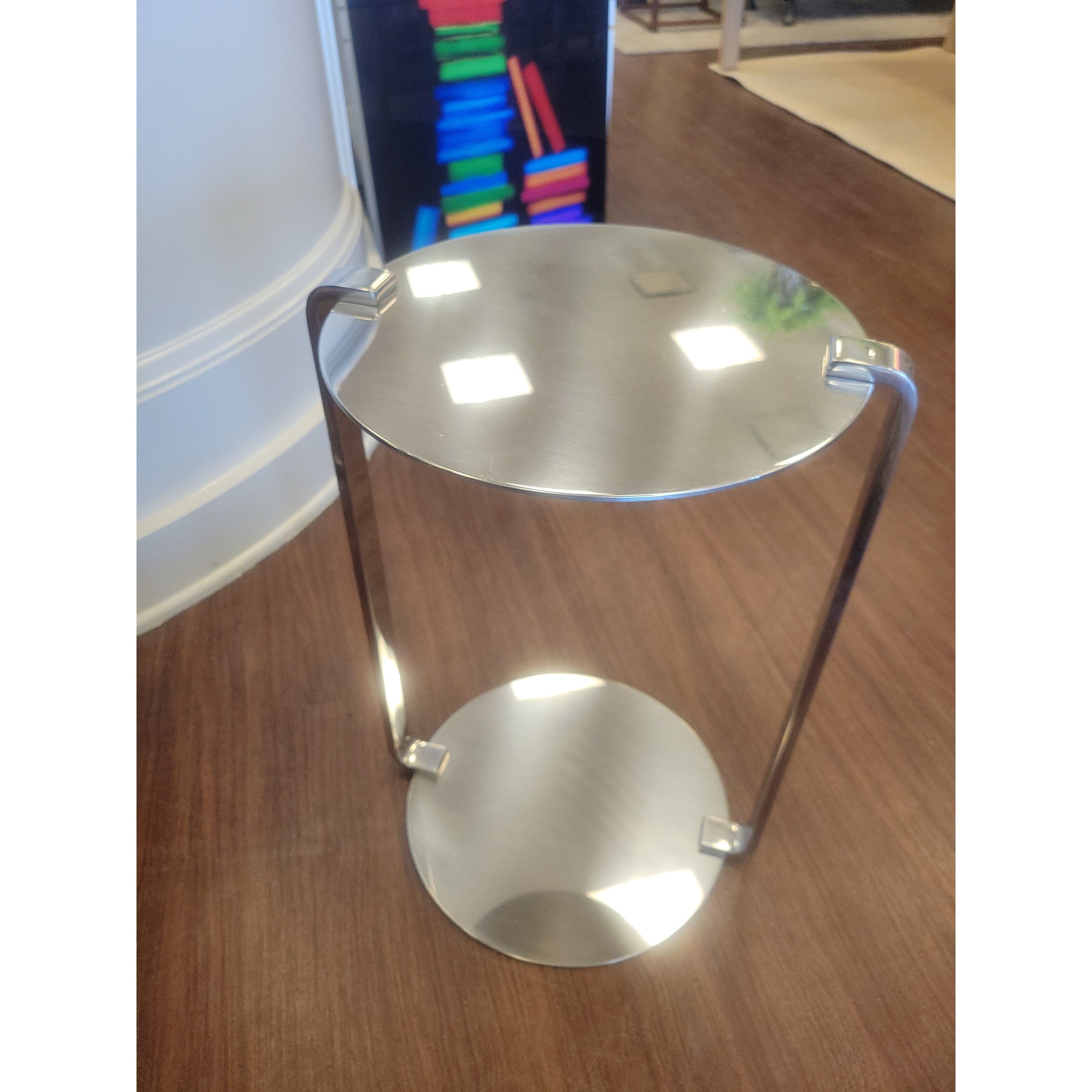 'Air' Stainless Steel Disk Table Attrib. to CasaDesus Barcelona