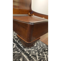 King-Sized Solid Wood Sleigh Bed