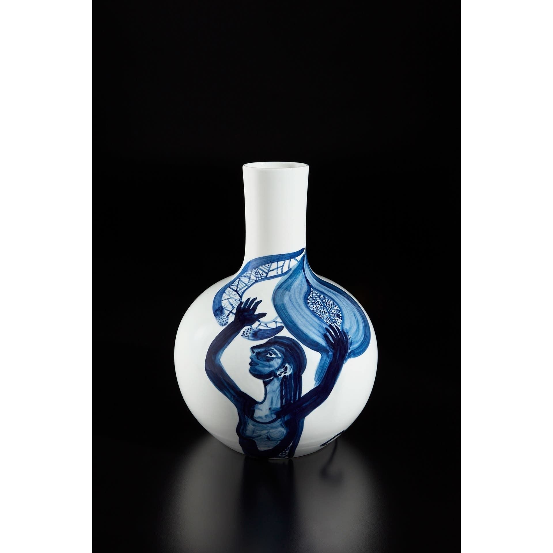 "Autumn Celebration, 2013" by Jared Fitzgerald - Chinese Porcelain Pot