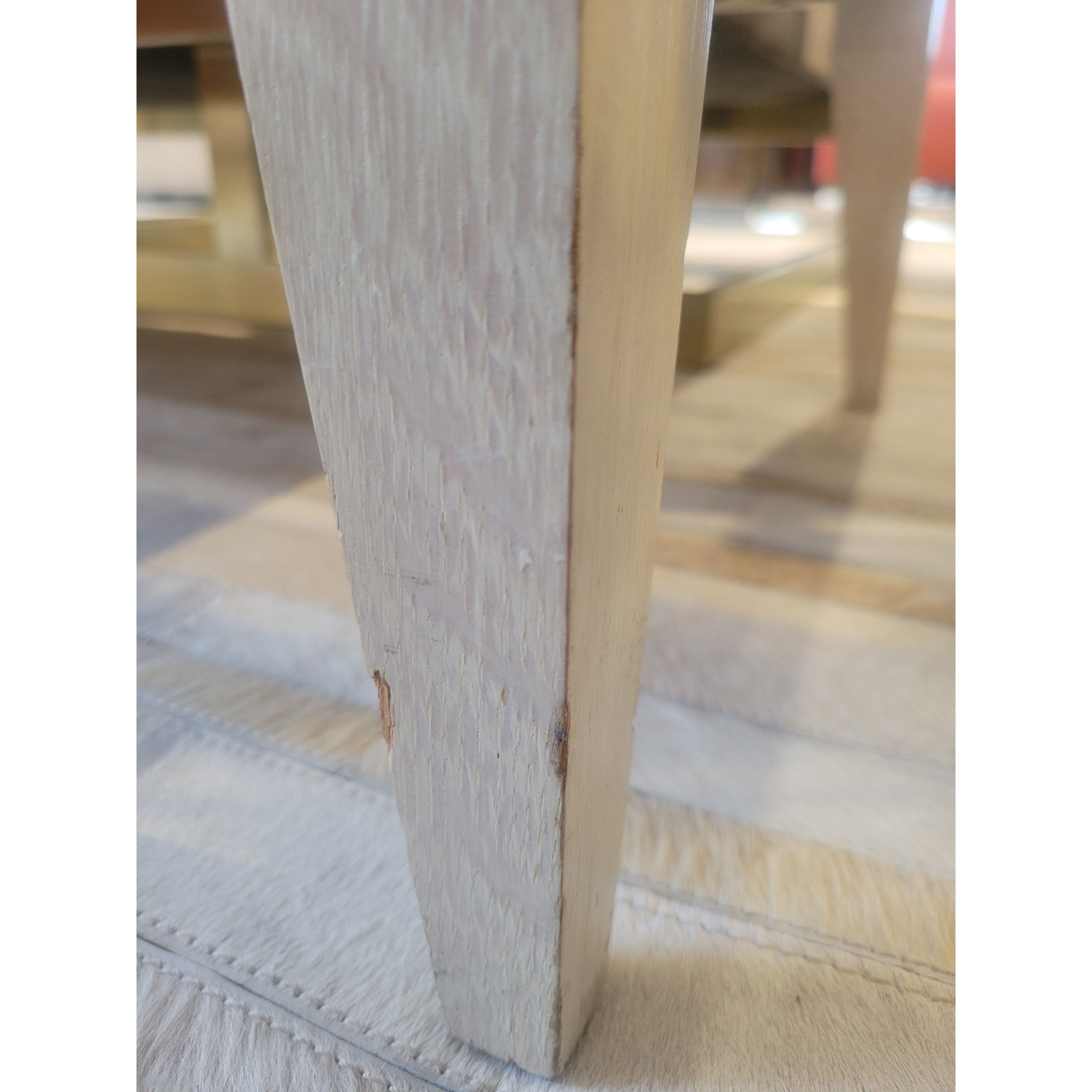 Custom Bone Inlay & Wood 4-Door Credenza w/ Black Marble Top