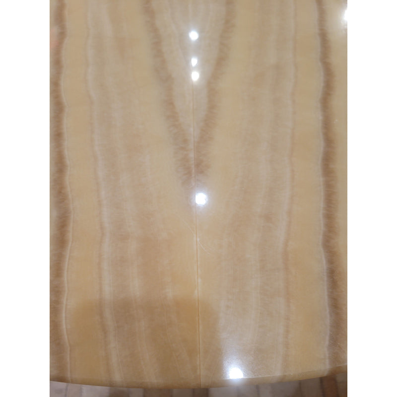 4-ft Round Onyx Coffee Table by Fendi Casa