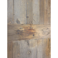 Reclaimed Wood & Iron Dining Table on Wheels by RH - AS IS