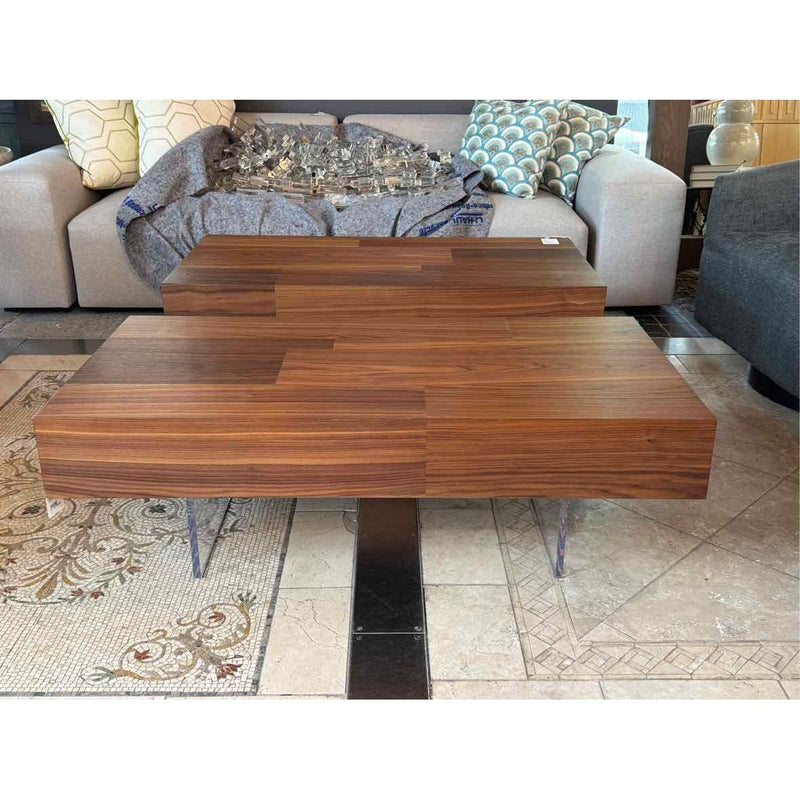 'Lingotto' Walnut Coffee Table by Cattelan Italia