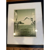 'Two Summers' 2000 B&W St. Bart's Photograph by Michael Thompson in Black Frame