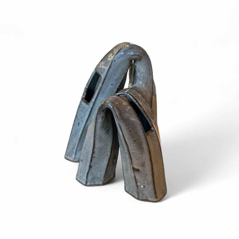 Ikebana Gray Arches Sculptural Vase