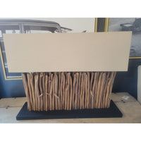 Eucalyptus Branch Console Table Lamp - colletteconsignment.com