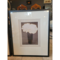 Overexposed Flower Photograph in Black Frame