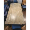 'Cayman' Oak & Iron Dining Table by Robert James