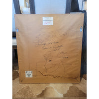 2003 Original Colored Pencil Drawing by Peter Max in Gold Frame - colletteconsignment.com