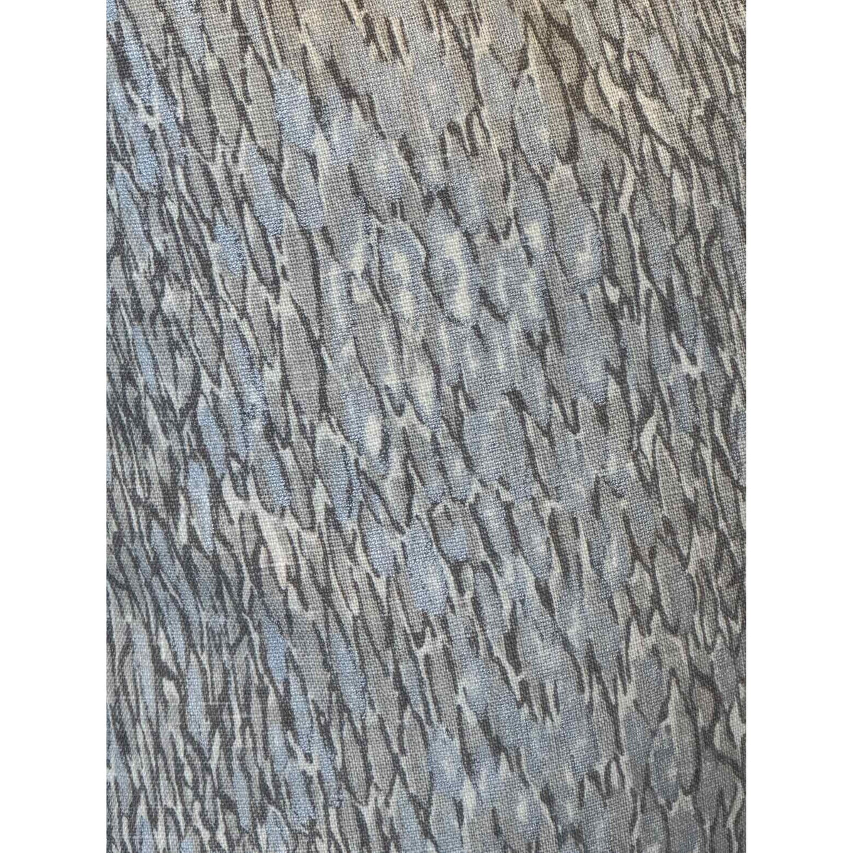 PAIR of Custom Gray & Silver IKAT Square Pillows - colletteconsignment.com