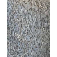 PAIR of Custom Gray & Silver IKAT Square Pillows - colletteconsignment.com
