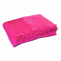 Hot Pink Wool Mohair Throw by ABC Carpet & Home