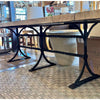 8-ft Napa Extendable Wood & Metal Dining Table w/ 4 Leaves by Formations
