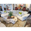 Urban Zen Bleached Teak Root Coffee Table by Donna Karan