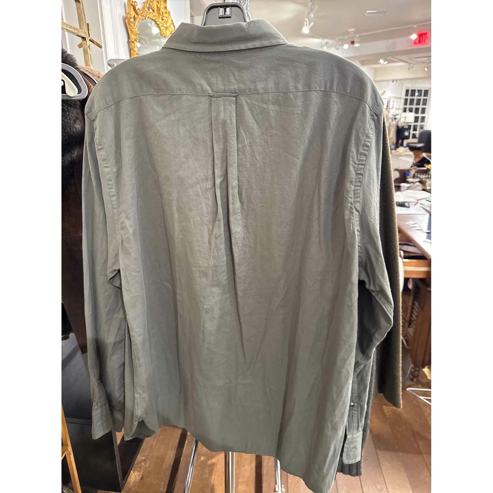 Men's Todd Snyder Mens Size XL Olive Shirt