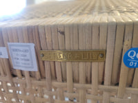 Balboa Rattan on Mahogany Counter Stool by Serena & Lily