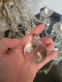 Vintage 8-Light Beaded Crystal Chandelier (AS IS)