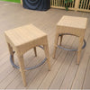 Outdoor Wicker Bar w/ 2 Stools by Gloster